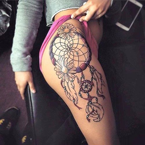 thigh tattoo women thigh tattoo women