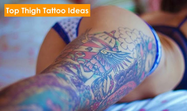 thigh tattoo thigh tattoos
