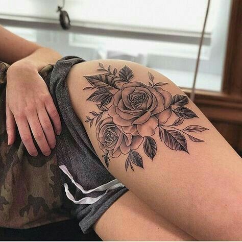 thigh tattoo women thigh tattoo women