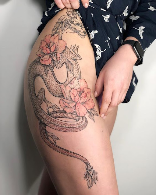 thigh tattoo women thigh tattoo women
