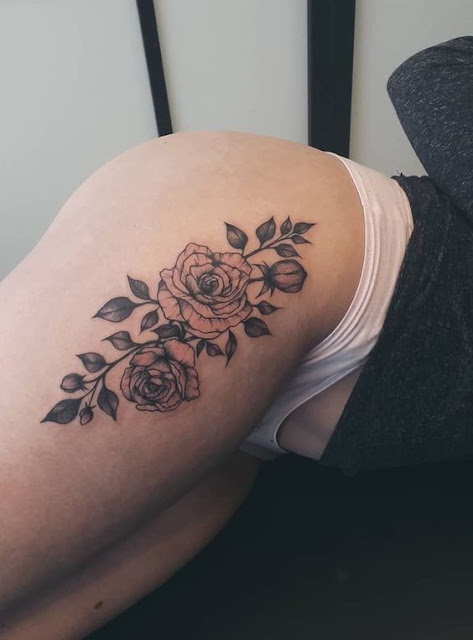 thigh tattoo women thigh tattoo women